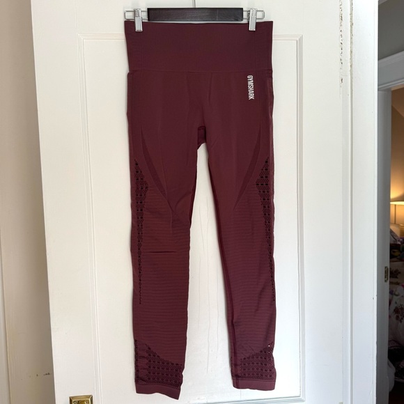 Gymshark Burgundy Maroon Garnett Leggings Small - Picture 1 of 7